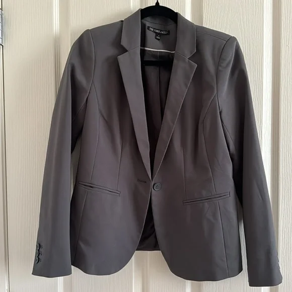 Gray Grey women’s suit jacket The Torie Jacket Size 6 for office official - Picture 2 of 5
